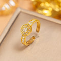 J17 gold-round ring