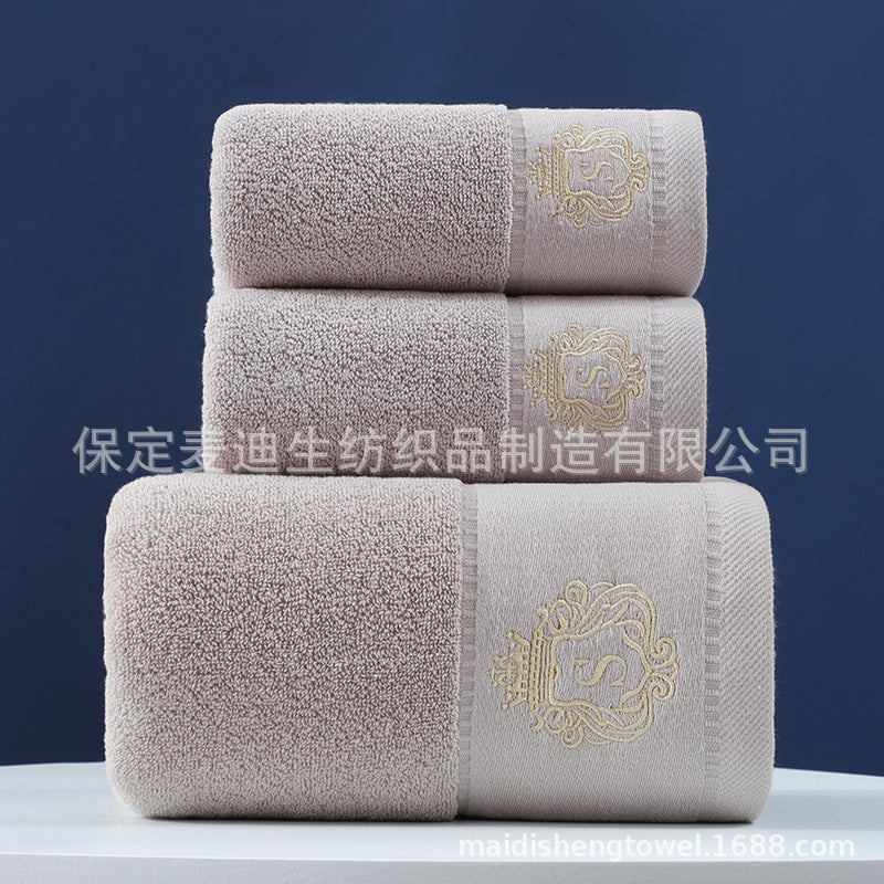 Factory direct wholesale pure cotton towels & bath towels - available in sets, gift options, promotional advertising towels, embroidered logo & branding, soft & highly absorbent