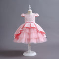 New arrival: girls' printed princess dress - elegant and stylish for birthday parties and special occasions