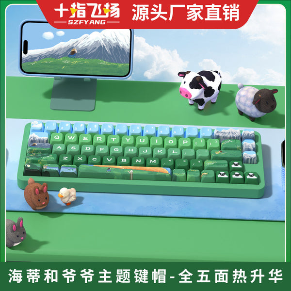 Heidi and grandpa, original keycaps MDA highly personalized customized pbt hot sublimation mechanical keyboard cap