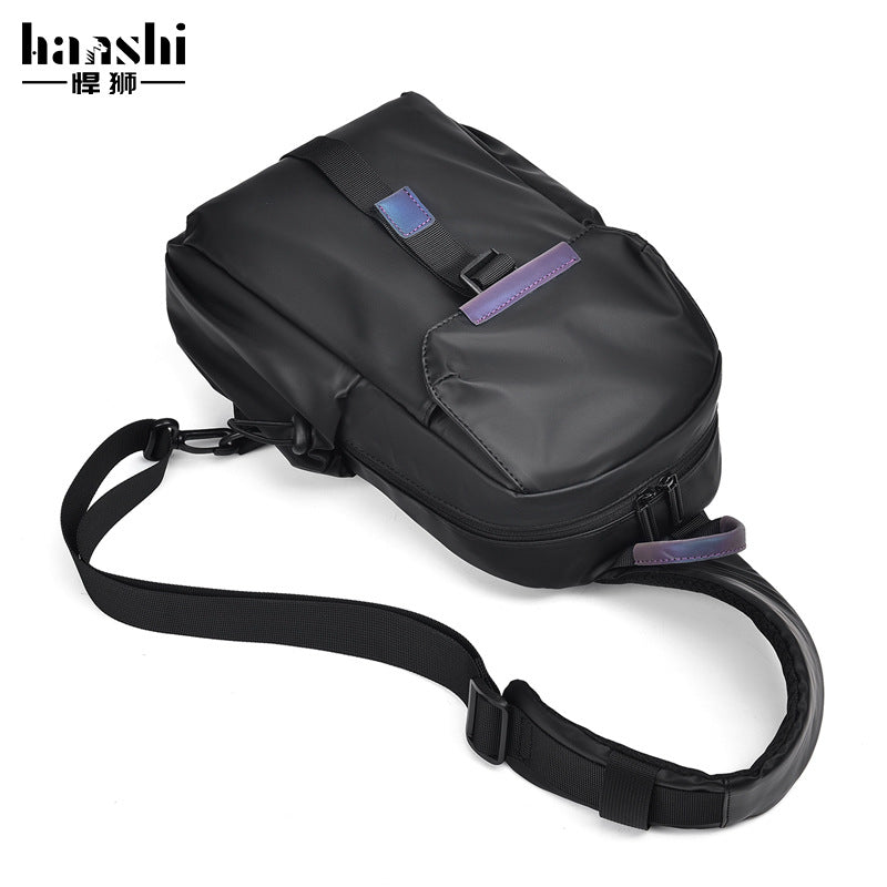 Fashion Men's Shoulder Crossbody Bag Premium Sense Lightweight Waterproof Breast Bag Travel Chest Bag Casual Women's Trendy Shoulder Bag