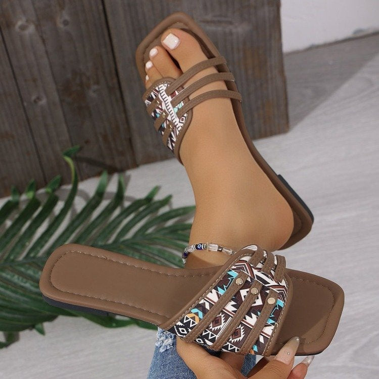 foreign trade plus sizesummernew arrival sandals fashionexportsummer cross flat beach slippers wholesale