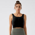 Fixed cup all-in-one sports intimatesoutwearbubble wrap anti-sagging high-strength shock-absorbing vest-style bra yoga suit