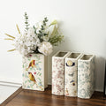 Ceramic vase flower arrangement ornament desktop decoration creative unique book-shaped decorative vessel living room entryway dining table vase