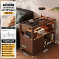 New arrival solid wood sofa side cabinet side cabinet tea cabinet living room for home coffee table side table trolley movable side table