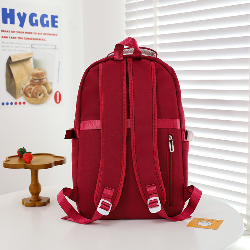 Outdoor leisure travel backpack foldable student backpack high value multi-function trend large capacity school bag