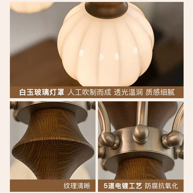 French medieval style living room chandelier main light retro 2025 new new Chinese cloud lighting high-end lighting