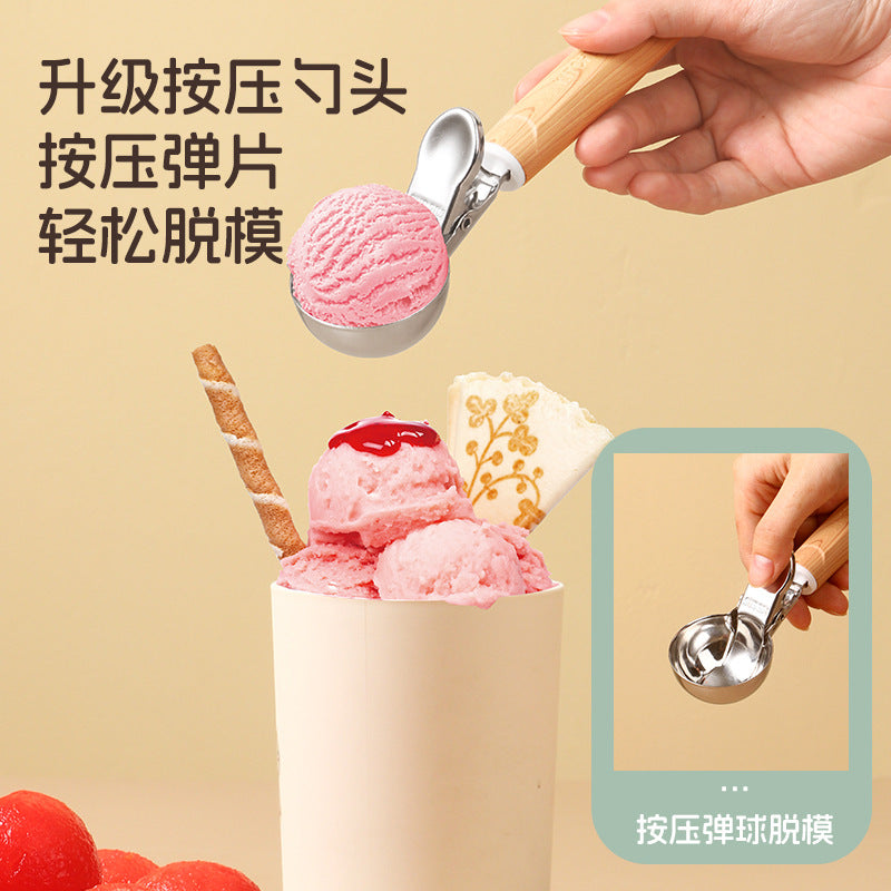 304 stainless steel pressing ice cream spoon ball digger ice cream spoon ice cream spoon digger ice cream cream digger ball spoon