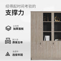 Wooden file cabinet storage cabinet floor standing tall cabinet office document cabinet financial lockable filing cabinet two doors