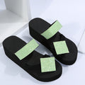 Independent station plus size 2024new arrivalthick sole slippers women's casualflats flip-flops women's sandals cross-border women's shoes in stock trendy