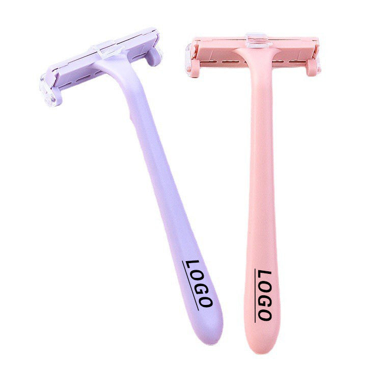Shaving knife anti-scratch armpit leg hair shaver private parts two-color manual eyebrow razor female hair removal beauty tool