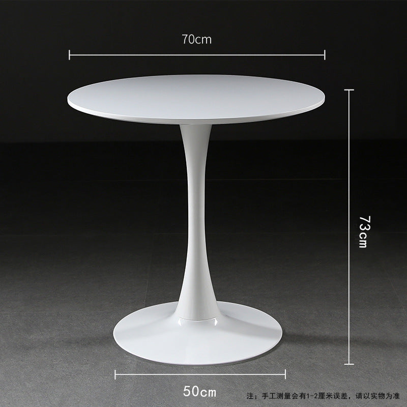Nail salon waiting table balcony tulip side table small round table dining table coffee table small apartment round table for home