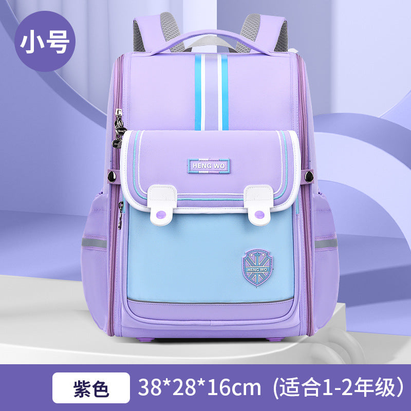 New wholesale student backpacks for boys, grades 1-6. kids' backpacks designed to reduce pressure and protect the spine, featuring a large capacity and customizable printing