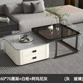 Black frame white cabinet, ama gray + black glass