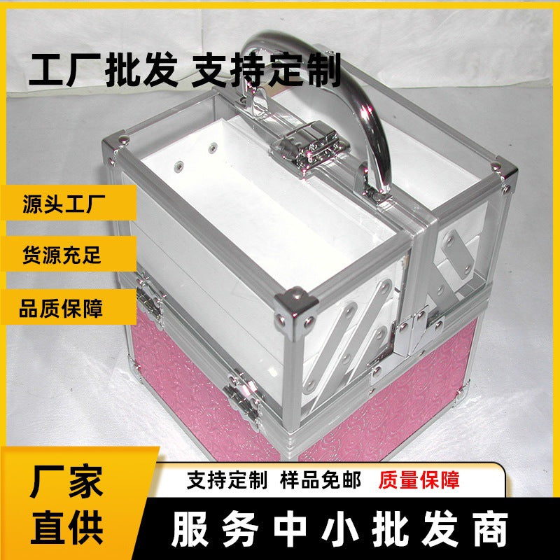 Dongguan Shenzhen specializes in the production and processing of aluminum alloy toolboxes, audio boxes, double-opening cosmetic cases, and acrylic cosmetic cases.