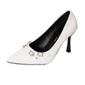 Comfortable and stable black, sophisticated and stunning high heels for women, new french-style elegant high heels for women, spring/autumn 2025 collection
