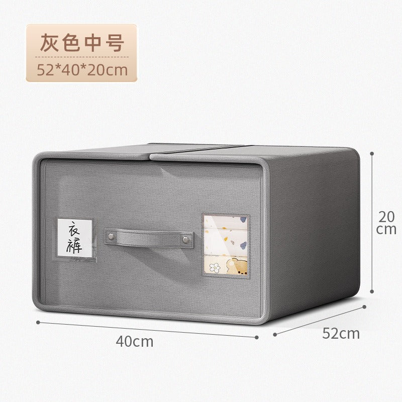 Cross-border increase and upgrade Oxford cloth autumn and winter thickened bed sheet storage box clothing fabric blanket quilt cover storage box