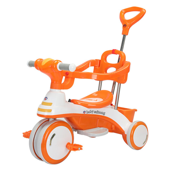 New children's tricycle 3-6 year old children's cart lighting music baby cart children's toy car