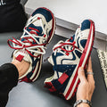 Men's shoes: 2026 spring new arrivals - trendy casual versatile agnes shoes, chunky sole, unique design, slip-resistant, wear-resistant, fashionable dad shoes