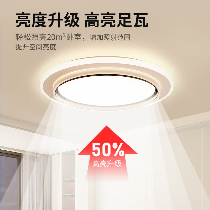 Full spectrum led eye-care ceiling light - modern minimalist ultra-thin bedroom fixture - master bedroom 2025 new round design