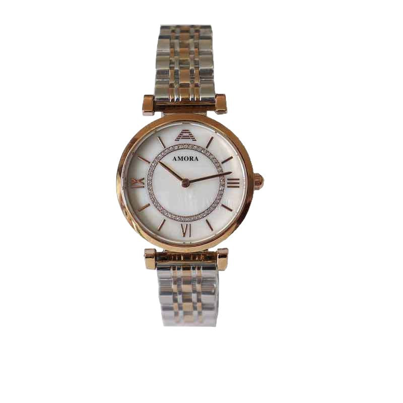 Wholesale new arrival: diamond-studded women's watch - high-style, stainless steel band, ultra-thin, elegant quartz watch for women