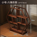 Chinoiserie tea room desktop bogu rack solid wood tea table storage rack small teapot tea set tea cup storage display ornaments