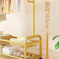 Scandinavian simple clothes drying rack indoor bedroom thickenedmovable floor-standing clothes rack clothes rack floor-standing
