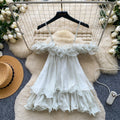 Gentle style lace ruffles camisole women's summer one shoulder chiffon eleganttopssweet age reduction work clothing