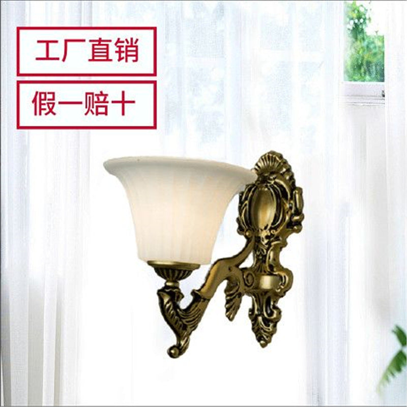European style wall lamp bedroom bedside lamp living room led aisle wall light modern minimalist lighting fixture