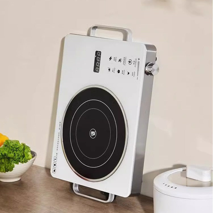 Electric ceramic cooktop - multifunctional induction cooker for home use, compatible with all cookware, high power, high temperature resistance, hot pot, smart timer, commercial grade