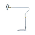 Retractable led desk lamp - dimmable, color temperature adjustable, usb powered, minimalist design for living room, bedroom, eye protection, study, and office