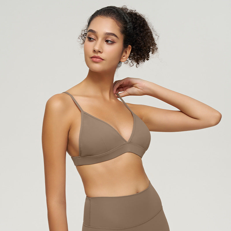 Export fitness nude yoga clothes high elastic bubble wrap sports intimateshigh waist hip lifting silm pants yoga clothes bra
