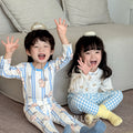 Kidspure cotton autumn clothes autumn trousers intimates xinjiang long-staple cotton new arrivalkidslong sleeves home clothes boys and girls suit