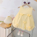 Girl summer bud skirt summer popularins baby k-styledress western style children's sleeveless vest skirt