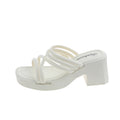 hot-selling new high-heeled slippers for women, summer outdoor wear, height-increasing non-slip double-strap sandals, women's fashionable wedge heels
