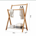 Clothes hanger foldable indoor floor-standing bedroom clothes hanger for home living room balcony clothes drying rack wholesale simple coat rack