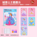 Princess poke quiet book - diy craft kit for girls: educational, creative gift & dress-up materials