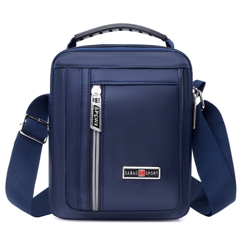 New fashion portable men's bag going out casual vertical messenger bag nylon light commuter versatile shoulder bag wholesale