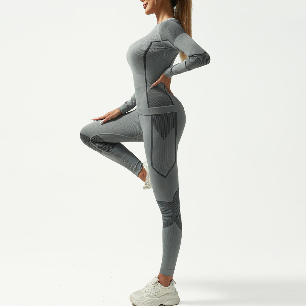 New outdoor skiing sportswear thickened tight quick-drying thermal underwear moisture-wicking compression primer set