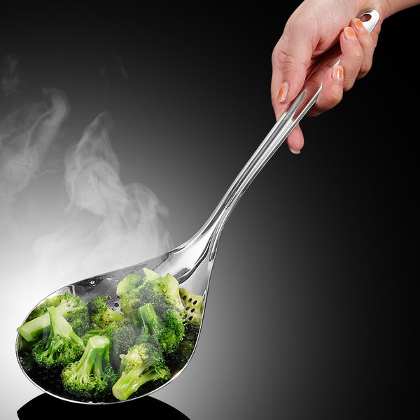Daoqi 304 stainless steel colander household kitchen filter spoon drain fried dumplings noodles pepper colander