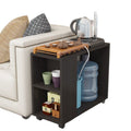 Casualmovable small coffee table tea table tea table for home small table bucket storage rack living room side table kung fu tea table