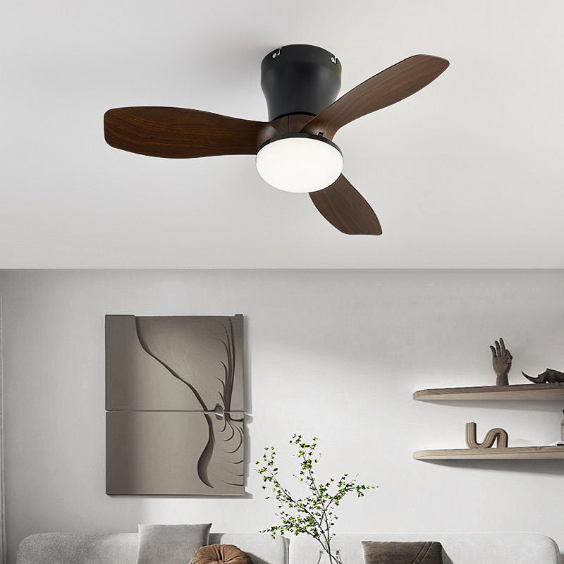 Ceiling fan light - nordic style for dining room, bedroom, children's room, and living room - inverter home use with integrated electric fan