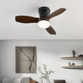 Ceiling fan light - nordic style for dining room, bedroom, children's room, and living room - inverter home use with integrated electric fan