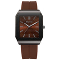 New arrival cross-border hot-selling silicone strap men's watch, foreign trade bestseller, quartz fashion wristwatch, wholesale