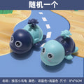 Blue press-and-go turtle - two colors, one randomly selected