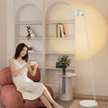 Floor lamp living room sofa corner background wall accessible luxury designer stylish bedroom study bedside moon reading vertical lamp