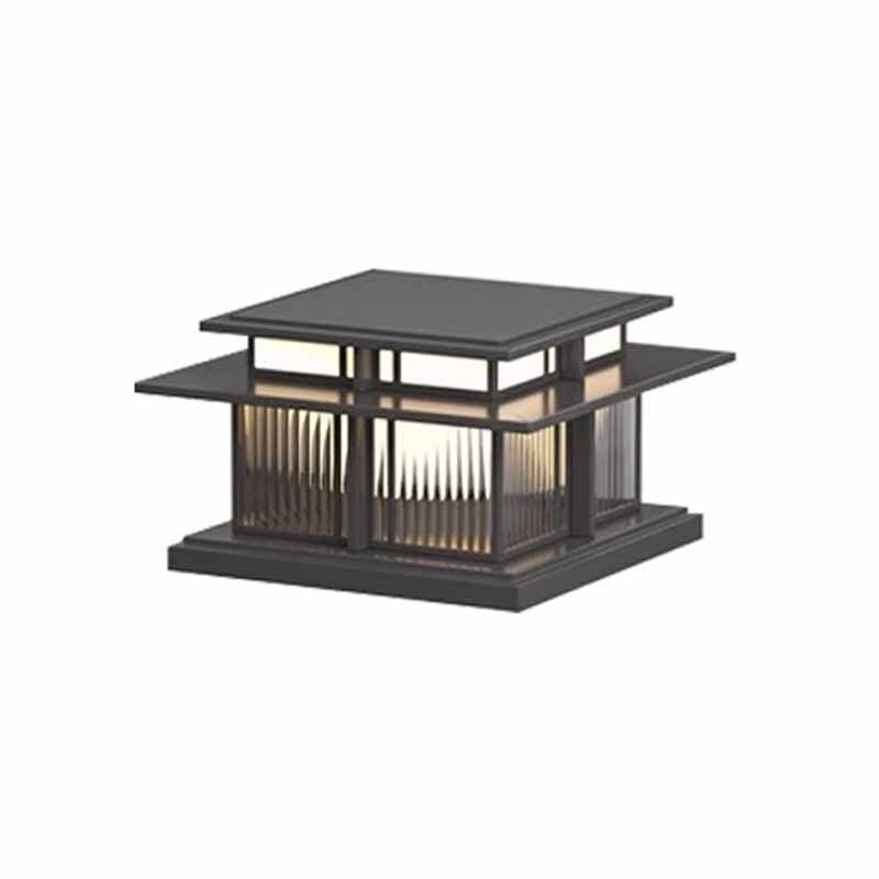 Outdoor wall light waterproof pillar lamp villa gate pillar light courtyard gate light door pillar light solar pillar head light