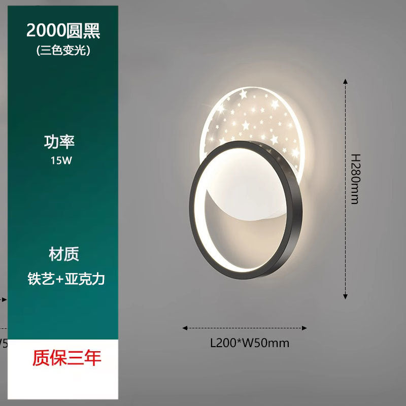 Wall Lamp Bedroom Simple Modern Creative Butterfly Bedside Lamp Aisle Corridor Wall Lamp 2025