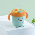 Baby food bowl, insulated water bowl, drop-proof, anti-scald stainless steel cup, special bowl for eating, with suction cup tableware