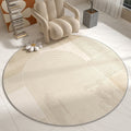 round carpet crystal velvet study computer swivel chair mat non-slip carpet floor protection mat bedroom bedside blanket